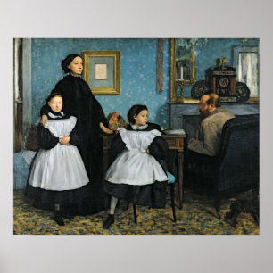 Póster Edgar Degas a família de Bellelli, 1858-67
