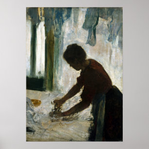 Póster Edgar Degas A Mulher Ironia