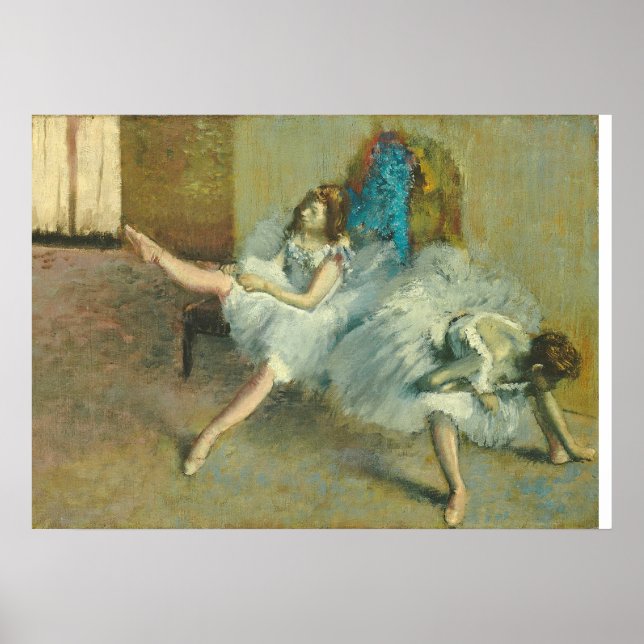 Póster Edgar Degas | Antes do Balé, 1890-1892 (Frente)