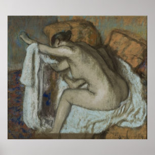 Poster Edgar Degas - Arma Esquerda Secadora de Mulher 188