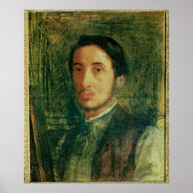 Póster Edgar Degas | Autorretrato como jovem (Frente)
