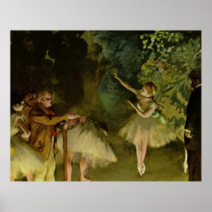 Poster Edgar Degas - Balé 1875 Dançarinas tutu