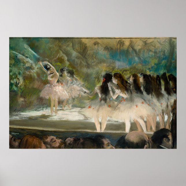 Poster Edgar Degas - Balé na Ópera de Paris (Frente)