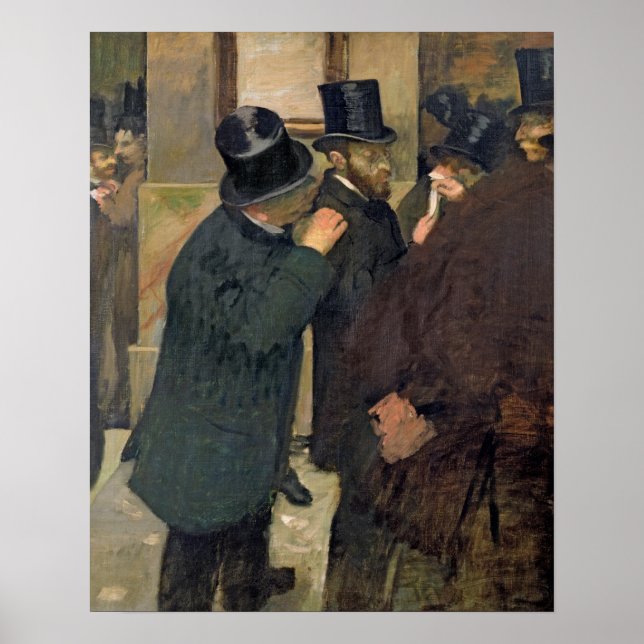 Póster Edgar Degas | Bolsa, c.1878-79 (Frente)