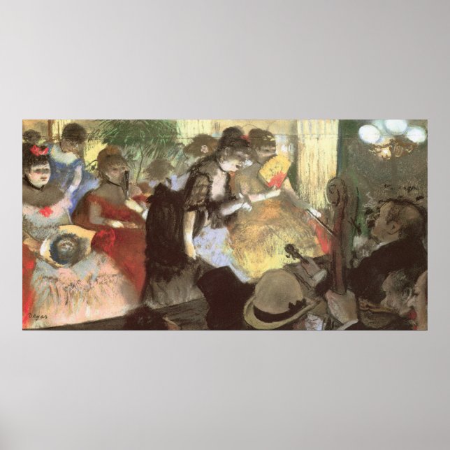 Póster Edgar Degas Cabaret (Frente)