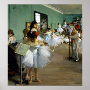 Poster Edgar Degas Classe de Dança