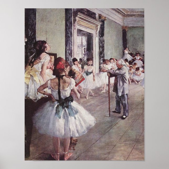 Poster Edgar Degas Classe de Dança (Frente)