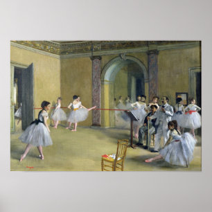 Poster Edgar Degas   Dança Foyer