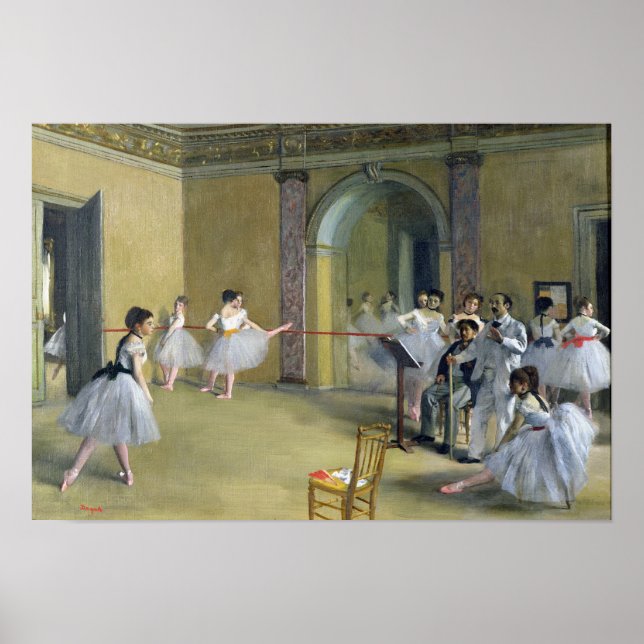 Poster Edgar Degas | Dança Foyer (Frente)