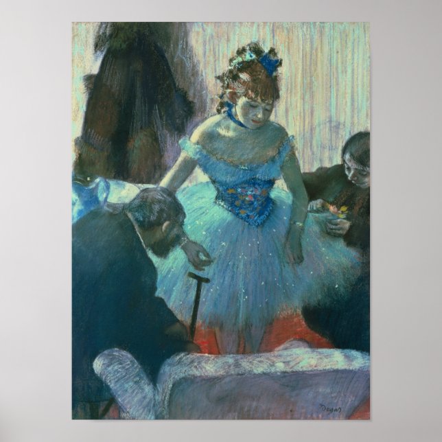 Poster Edgar Degas | Dançarina no camarim (Frente)