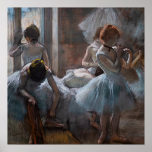 Poster Edgar Degas - Dançarinas
