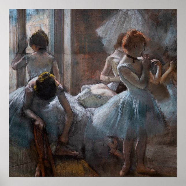 Poster Edgar Degas - Dançarinas (Frente)