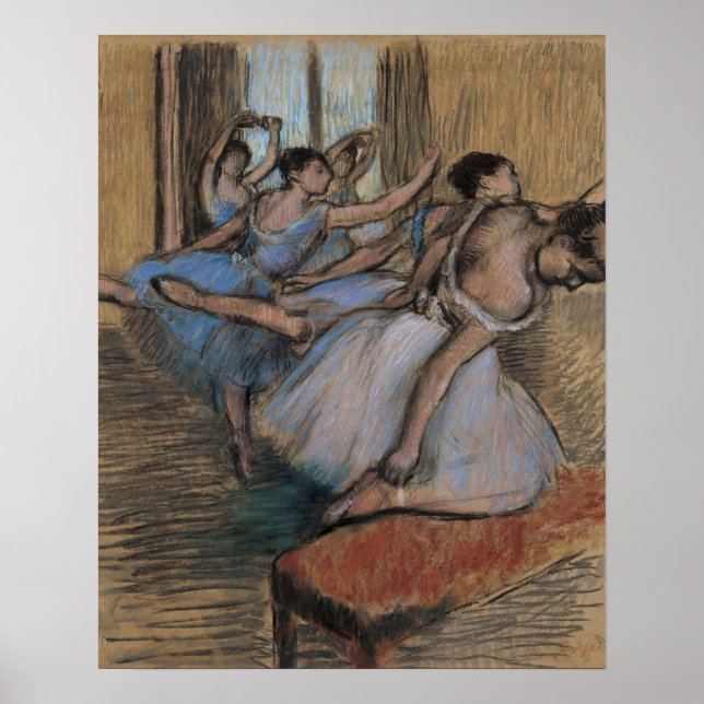 Poster Edgar Degas | Dançarinos (Frente)