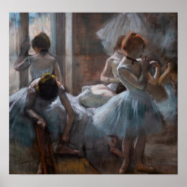 Poster Edgar Degas - Dançarinos