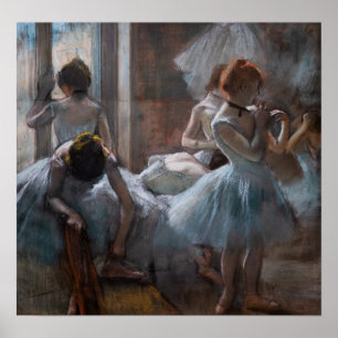 Poster Edgar Degas - Dançarinos
