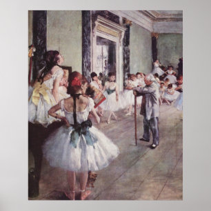 Póster Edgar Degas - dançarinos das canvas do óleo da