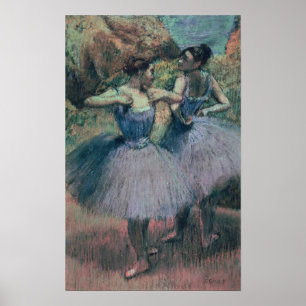 Póster Edgar Degas Dançarinos em Violeta