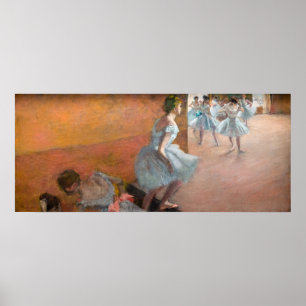 Poster Edgar Degas - Dançarinos Subindo uma Escada