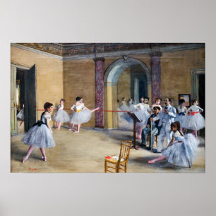Poster Edgar Degas - Dance Foyer, Opera rue Le Peletier
