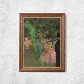 Poster Edgar Degas Dancers Backstage Antiga Arte Famosa