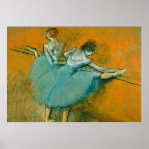 Poster Edgar Degas Dancers na trabalho de arte de pintura