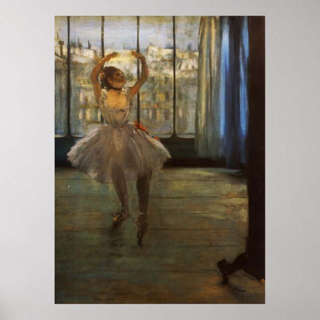 Póster Edgar Degas Danseuse posant chez un fotógrafo (Frente)