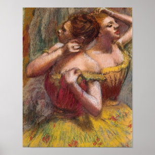 Póster Edgar Degas Dois Dançarinos