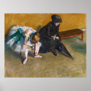 Poster Edgar Degas - Esperando