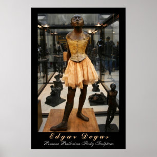 Póster Edgar Degas: Estudo de bronze da bailarina