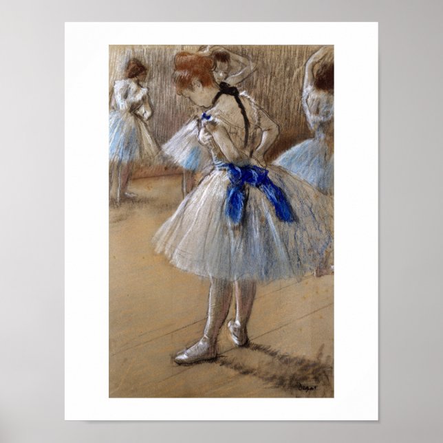 Poster Edgar Degas | Estudo de um bailarino (Frente)