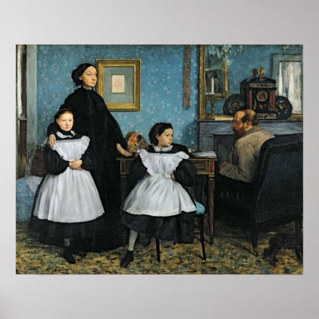 Póster Edgar Degas | Família Bellelli, 1858-67 (Frente)