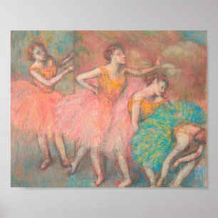 Poster Edgar Degas Four Dancers