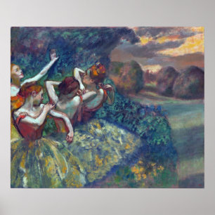 Poster Edgar Degas Four Dancers