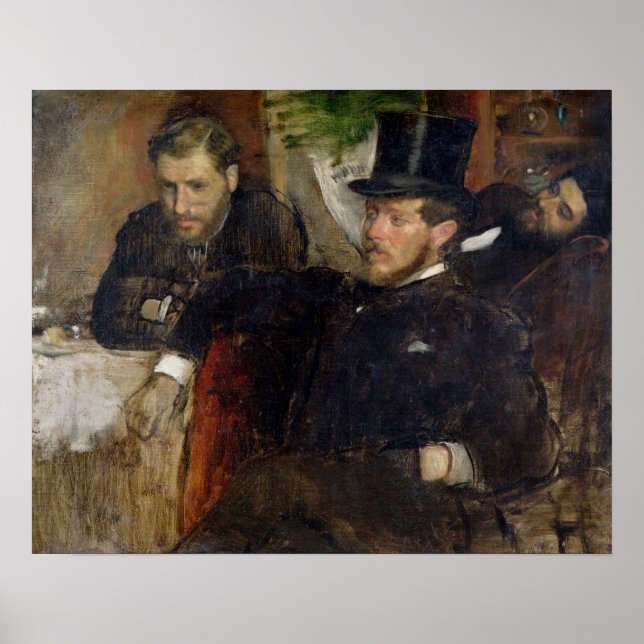 Póster Edgar Degas | Jeantaud, Linet e Laine, 1871 (Frente)