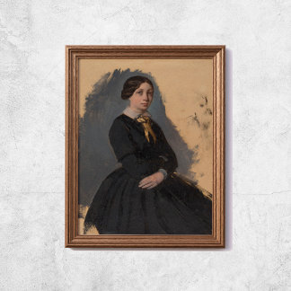 Poster Edgar Degas Jovem Mulher Impressiona Arte