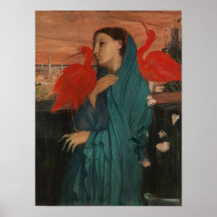 Poster Edgar Degas Jovens mulheres com Ibis