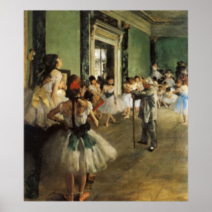 Póster Edgar Degas La Classe de Danse