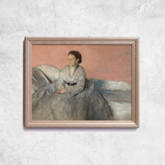 Poster Edgar Degas Madam Rene Impressionismo Arte
