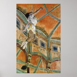 Póster Edgar Degas   Miss La no Cirque Fernando