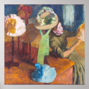 Poster Edgar Degas - O Compro Millinery