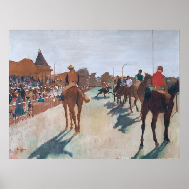 Poster Edgar Degas - O Desfile (Frente)