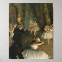 Edgar Degas O Ensaio Do Balé No Palco