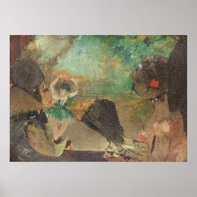 Póster Edgar Degas | O registro, c.1883 (Frente)