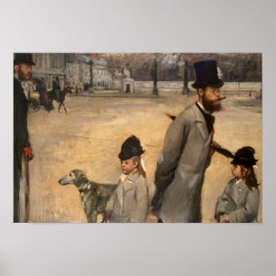 Poster Edgar Degas Place de la Concorde, 1875