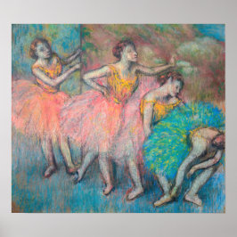 Poster Edgar Degas - Quatro Dançarinos