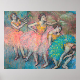 Poster Edgar Degas - Quatro Dançarinos