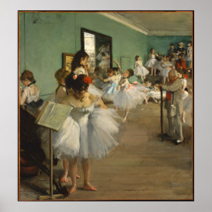 Póster EDGAR DEGAS - The dance class 1874