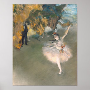 Póster Edgar Degas The Star or Dancer on the Stage