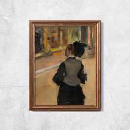Poster Edgar Degas Woman Impressionism Art