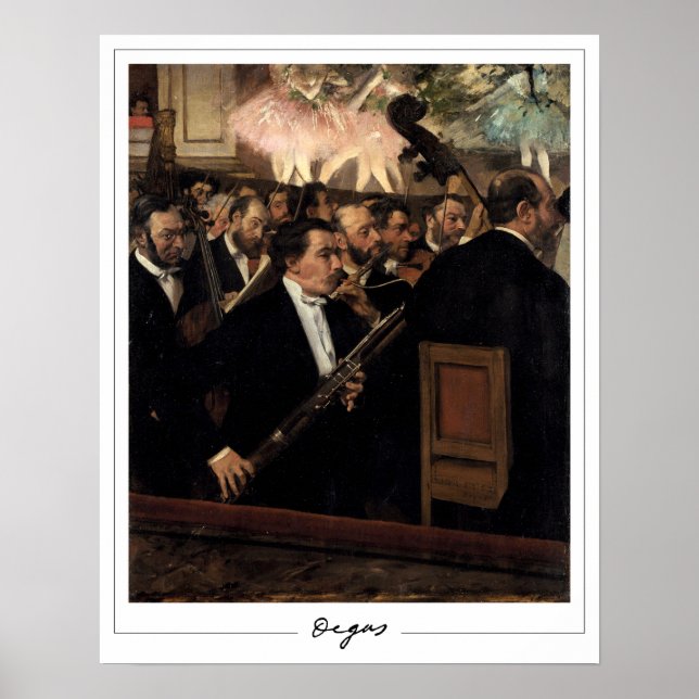Poster Edgar Degas Zedign Cartaz de Arte #12 (Frente)